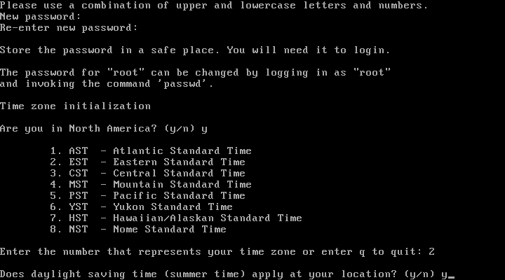 configure timezone